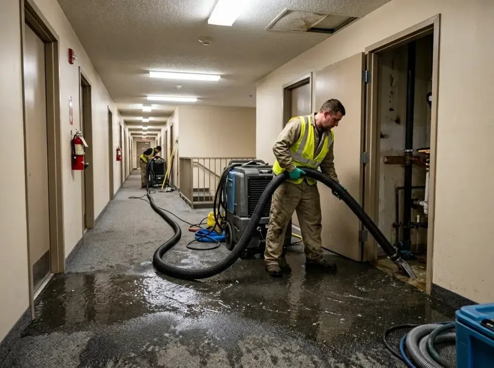 multi-unit-apartment-hallway-f-005 — frequently asked questions, Emergency Burst Pipe Water Extraction & Removal in Southern…